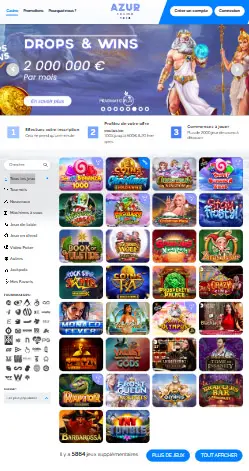 l'applicazione e interfaccia SPIN SAMBA CASINO