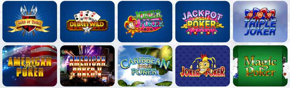 Video Poker SPIN SAMBA CASINO