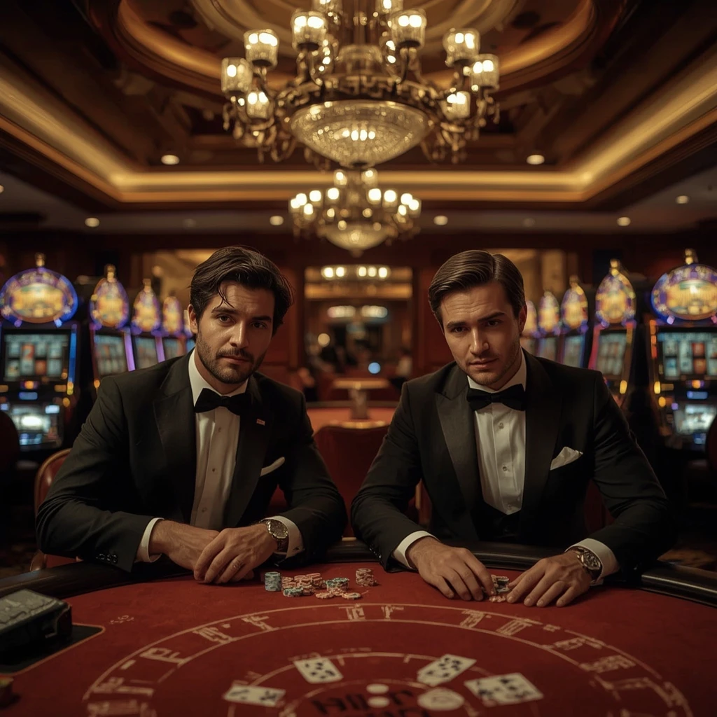 Due giocatori di poker al Spin Samba Casino